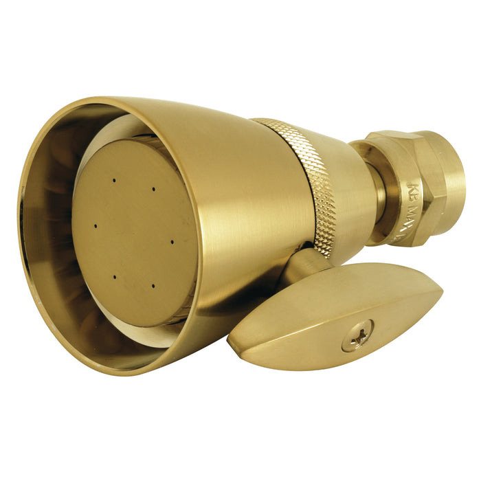 Kingston Brass K132A7 Made To Match 2-1/4" Round Adjustable Jet Spray Brass Shower Head, Brushed Brass