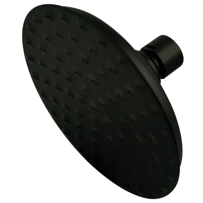 Kingston Brass K135A0MB Victorian 5-1/4" Round Raindrop Brass Shower Head, Matte Black