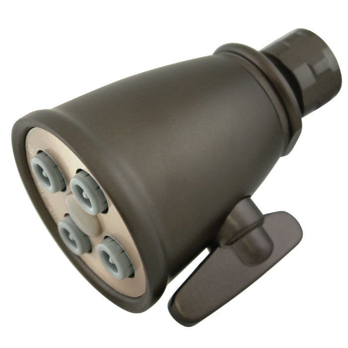 Kingston Brass K137A5 Victorian 2-5/16" Round Adjustable Jet Spray Brass Shower Head, Oil Rubbed Bronze