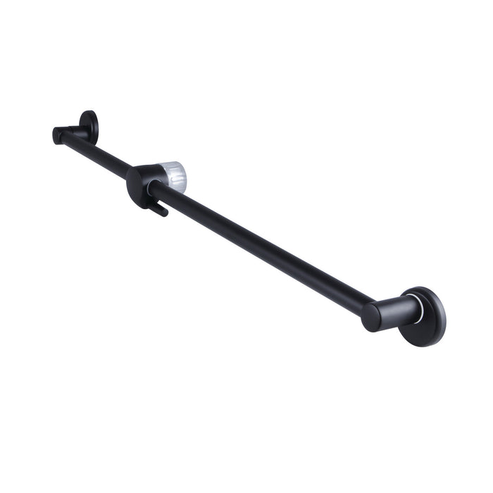 Kingston Brass K180A0 Made To Match 24" Brass Shower Slide Bar, Matte Black