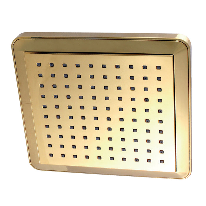 Kingston Brass K250A2 Claremont 9-5/8" Square Rainfall ABS Shower Head, Polished Brass