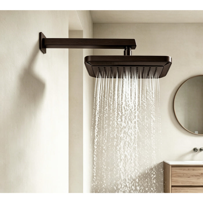 Kingston Brass K250A5 Claremont 9-5/8" Square Rainfall ABS Shower Head, Oil Rubbed Bronze