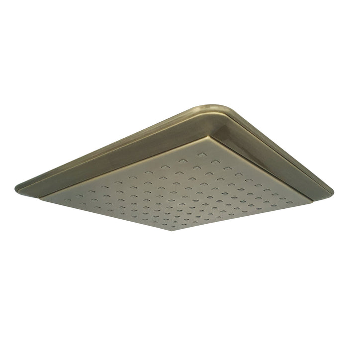 Kingston Brass K251A3 Claremont 9-5/8" Square Rainfall ABS Shower Head, Antique Brass