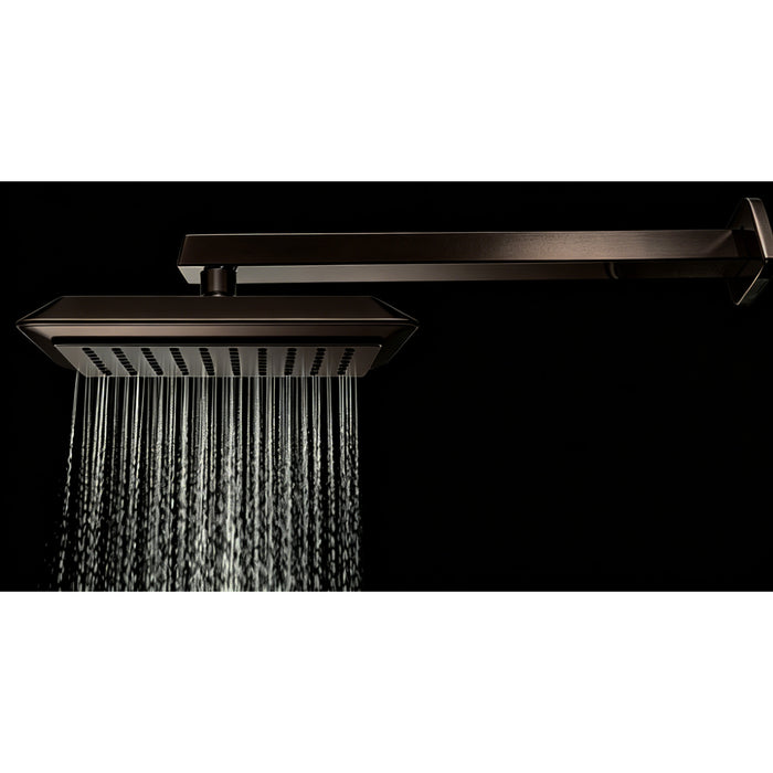Kingston Brass K251A5 Claremont 9-5/8" Square Rainfall ABS Shower Head, Oil Rubbed Bronze