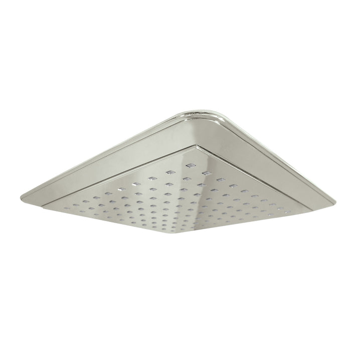 Kingston Brass K251A6 Claremont 9-5/8" Square Rainfall ABS Shower Head, Polished Nickel