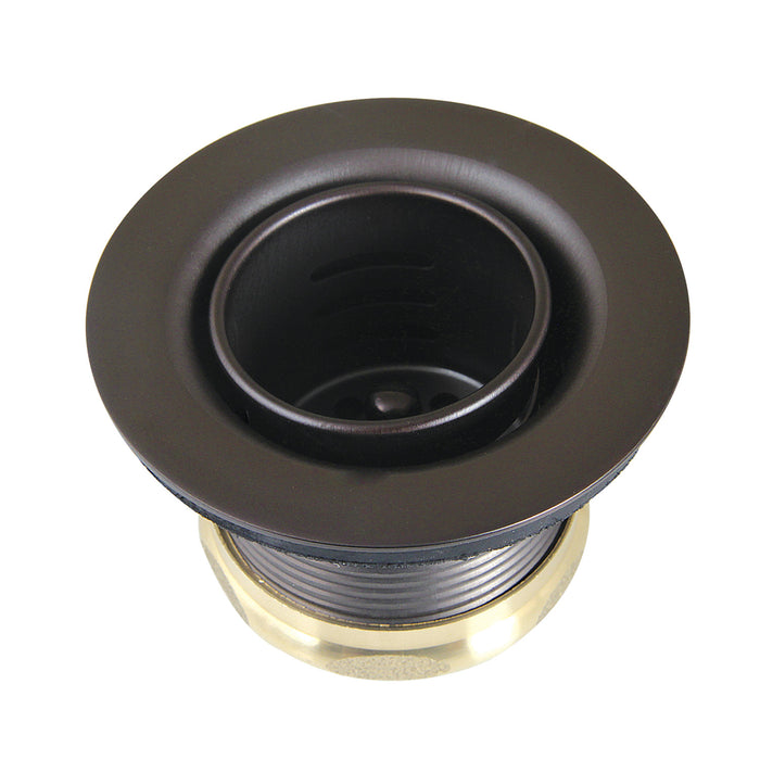 Kingston Brass K451BORB Portland Stainless Steel Bar Sink Basket Strainer, Oil Rubbed Bronze