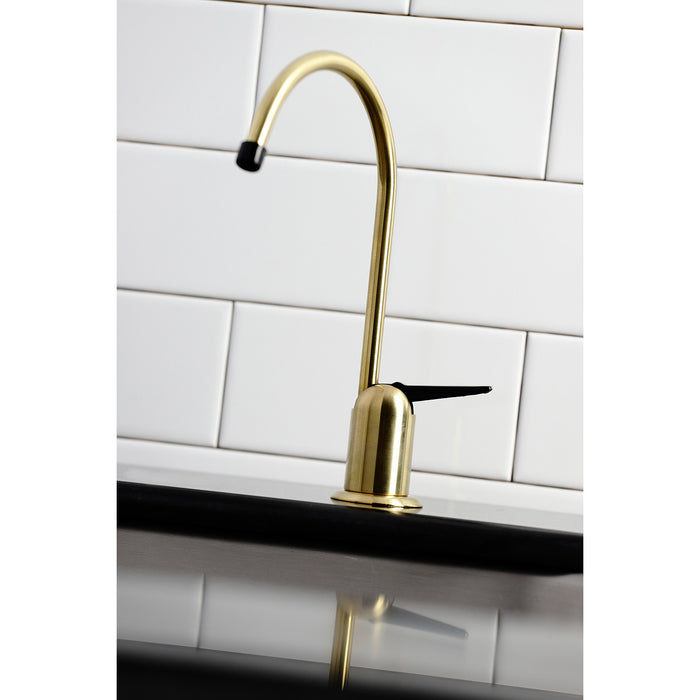 Kingston Brass K6197 Americana Single-Handle Water Filtration Faucet, Brushed Brass