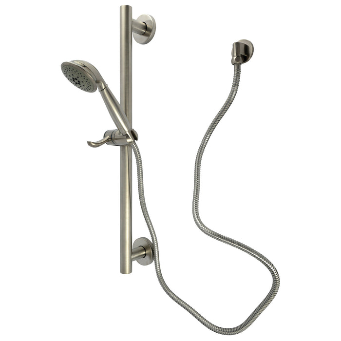 Kingston Brass KAK2528E Made to Match Shower System with Slide/Grab Bar and Hand Shower, Brushed Nickel