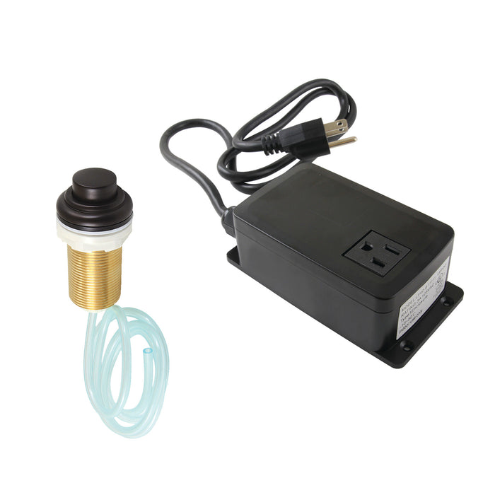 Kingston Brass KATSK215 Trimscape Single Outlet Garbage Disposal Air Switch Kit, Oil Rubbed Bronze