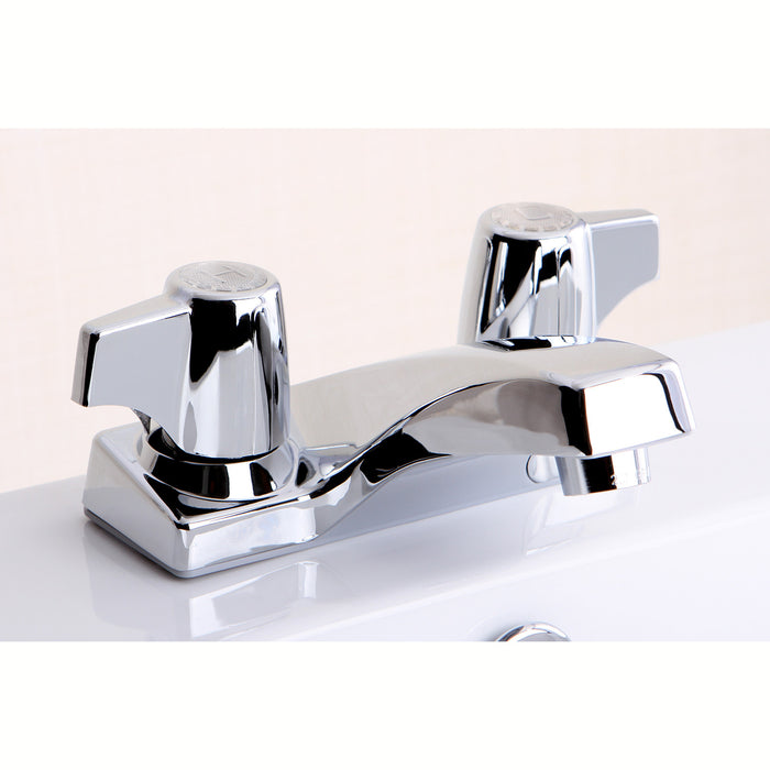 Kingston Brass KB100LP Columbia Double-Handle 4" Centerset Bathroom Faucet, Polished Chrome