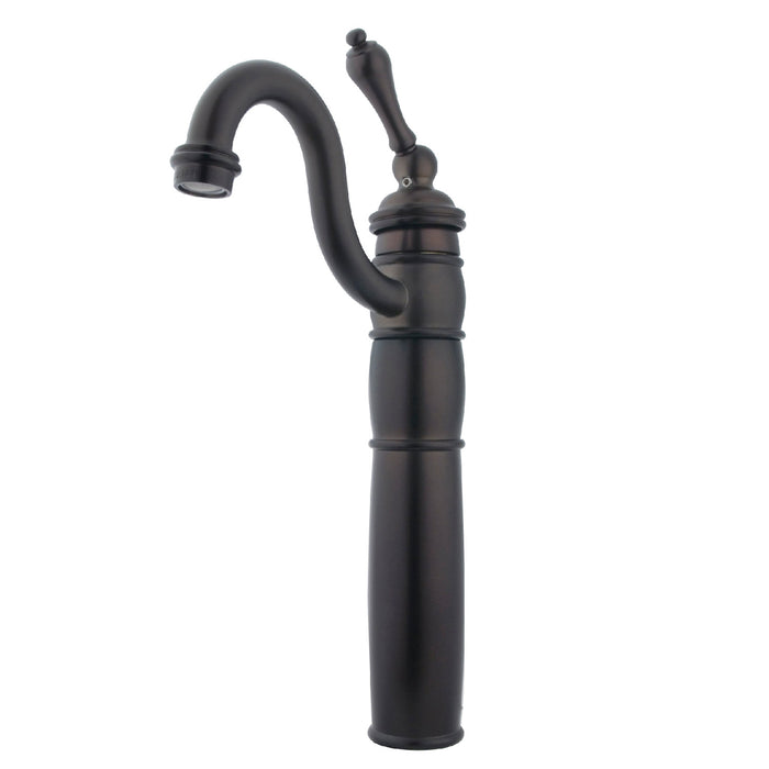 Kingston Brass KB1425AL Heritage Single-Handle Vessel Sink Faucet, Oil Rubbed Bronze