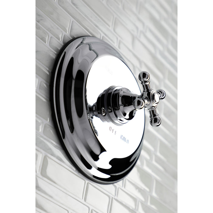 Kingston Brass KB2631BXTSO Metropolitan Single-Handle Pressure Balanced Shower Faucet, Trim Only, Polished Chrome