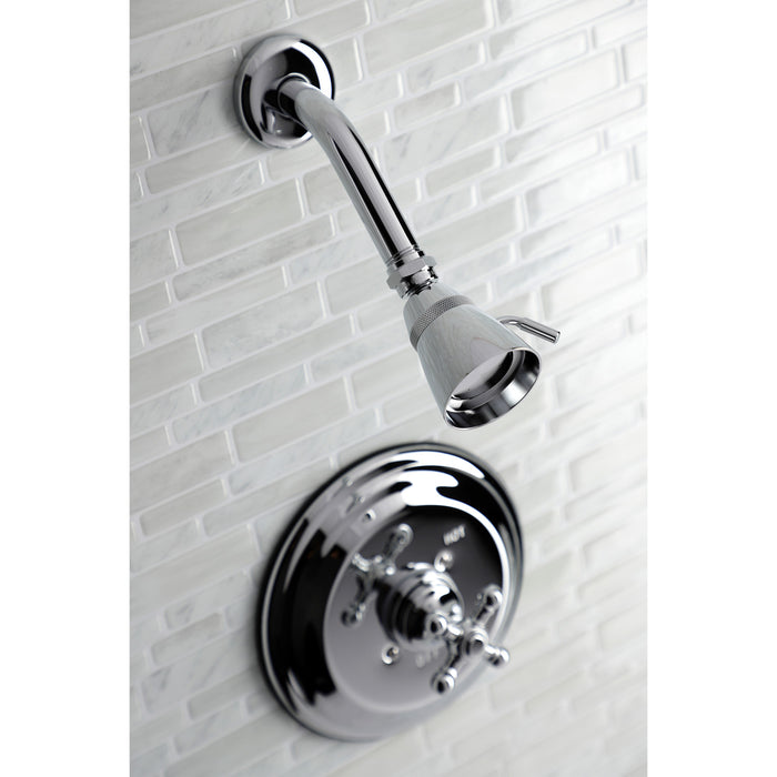 Kingston Brass KB2631BXTSO Metropolitan Single-Handle Pressure Balanced Shower Faucet, Trim Only, Polished Chrome