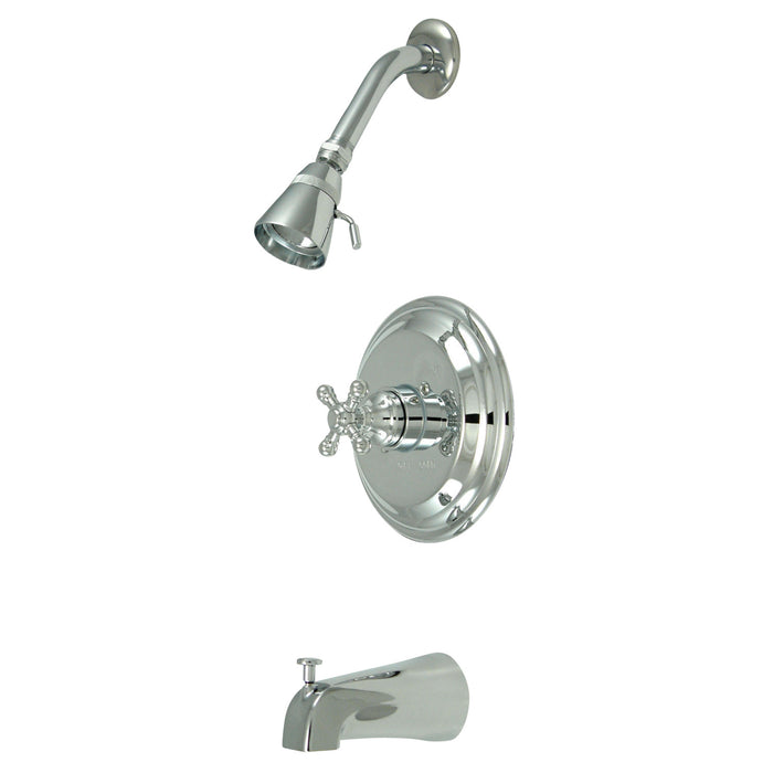 Kingston Brass KB2631BXT Metropolitan Single-Handle Pressure Balanced Tub and Shower Faucet, Trim Only, Polished Chrome