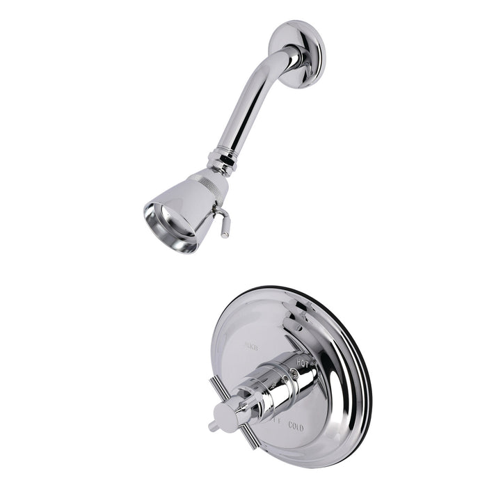 Kingston Brass KB2631DXTSO Concord Single-Handle Pressure Balanced Shower Faucet, Trim Only, Polished Chrome