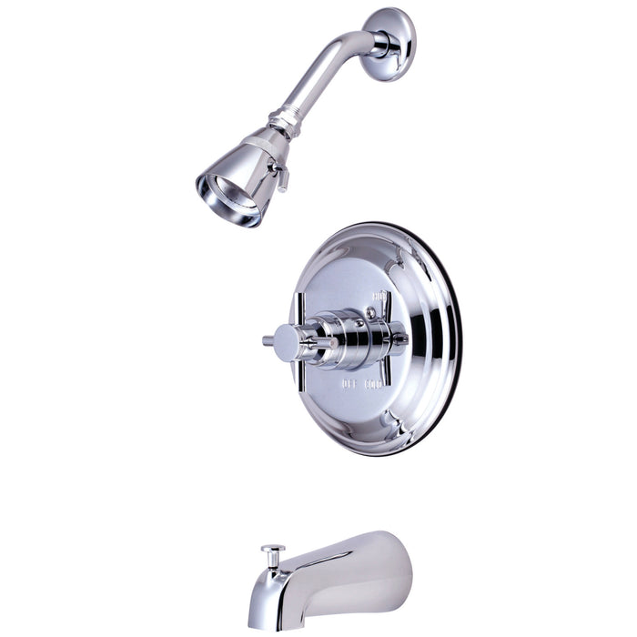 Kingston Brass KB2631DXT Concord Single-Handle Pressure Balanced Tub and Shower Faucet, Trim Only, Polished Chrome