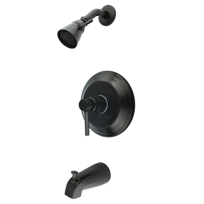 Kingston Brass KB2635DLT Concord Single-Handle Pressure Balanced Tub and Shower Faucet, Trim Only, Oil Rubbed Bronze