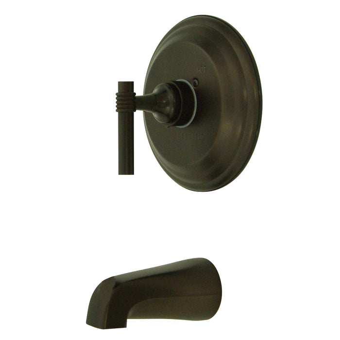 Kingston Brass KB2635MLTO Milano Single-Handle Pressure Balanced Tub Faucet, Oil Rubbed Bronze