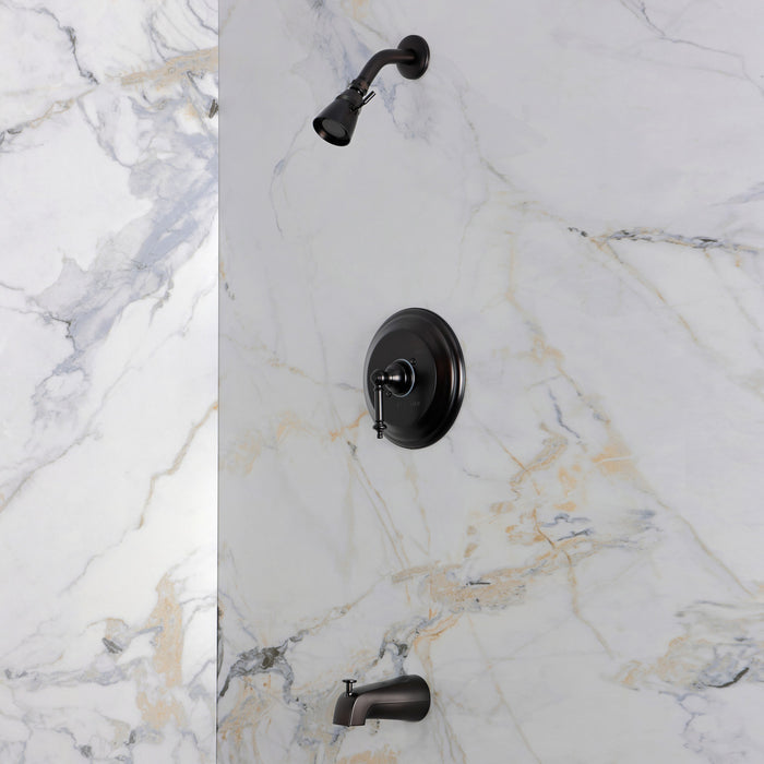 Kingston Brass KB2635TL Templeton Single-Handle Pressure Balanced Tub and Shower Faucet, Oil Rubbed Bronze