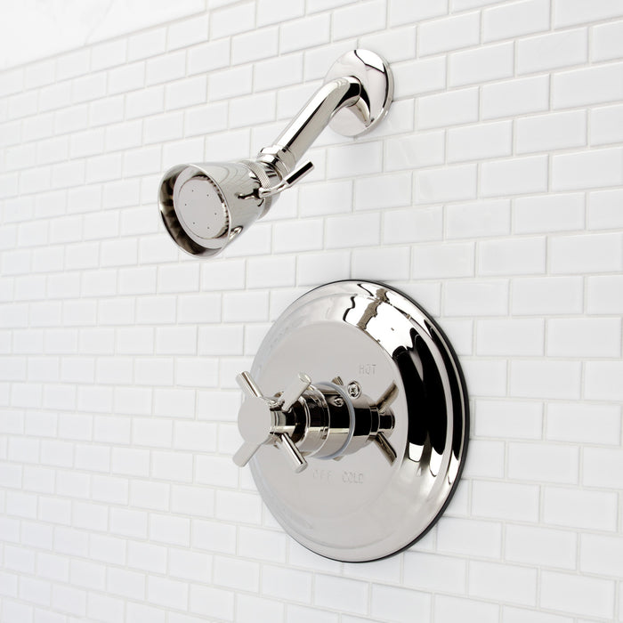 Kingston Brass KB2636DXTSO Concord Single-Handle Pressure Balanced Shower Faucet, Trim Only, Polished Nickel