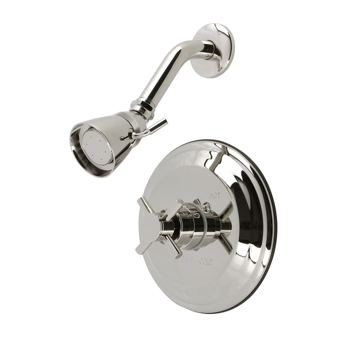 Kingston Brass KB2636DXTSO Concord Single-Handle Pressure Balanced Shower Faucet, Trim Only, Polished Nickel