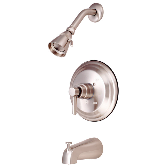 Kingston Brass KB2638DLT Concord Single-Handle Pressure Balanced Tub and Shower Faucet, Trim Only, Brushed Nickel