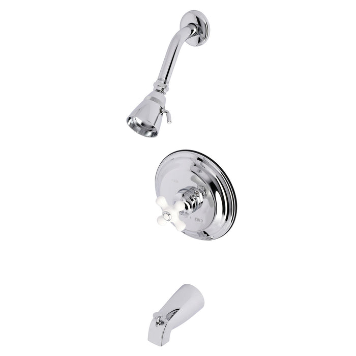Kingston Brass KB3631PXT Single-Handle Pressure Balanced Tub and Shower Faucet, Trim Only, Polished Chrome