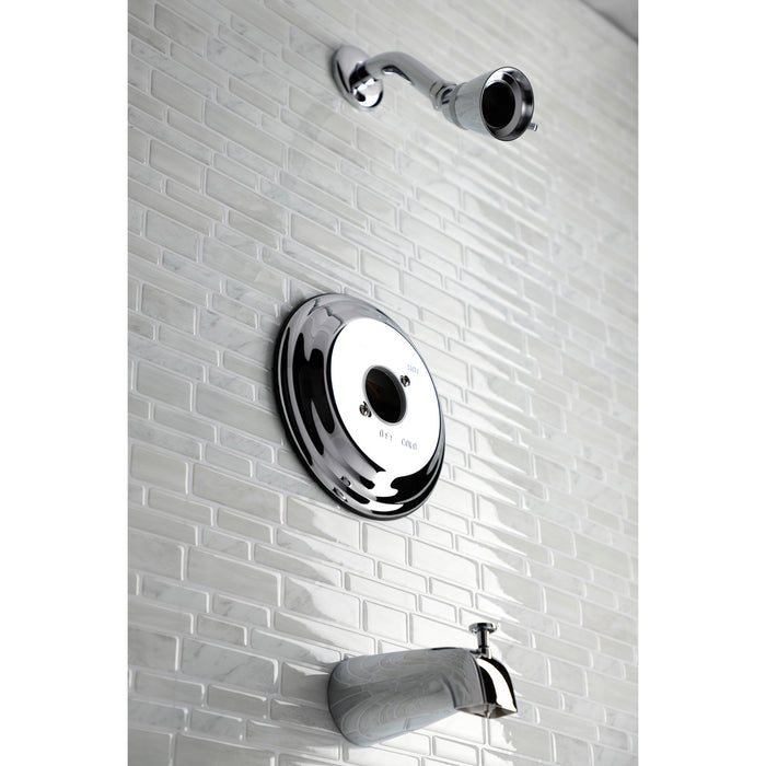 Kingston Brass KB3631TLH Pressure Balanced Tub and Shower Faucet, Trim Only without Handle, Polished Chrome