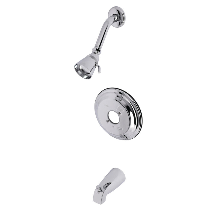 Kingston Brass KB3631TLH Pressure Balanced Tub and Shower Faucet, Trim Only without Handle, Polished Chrome