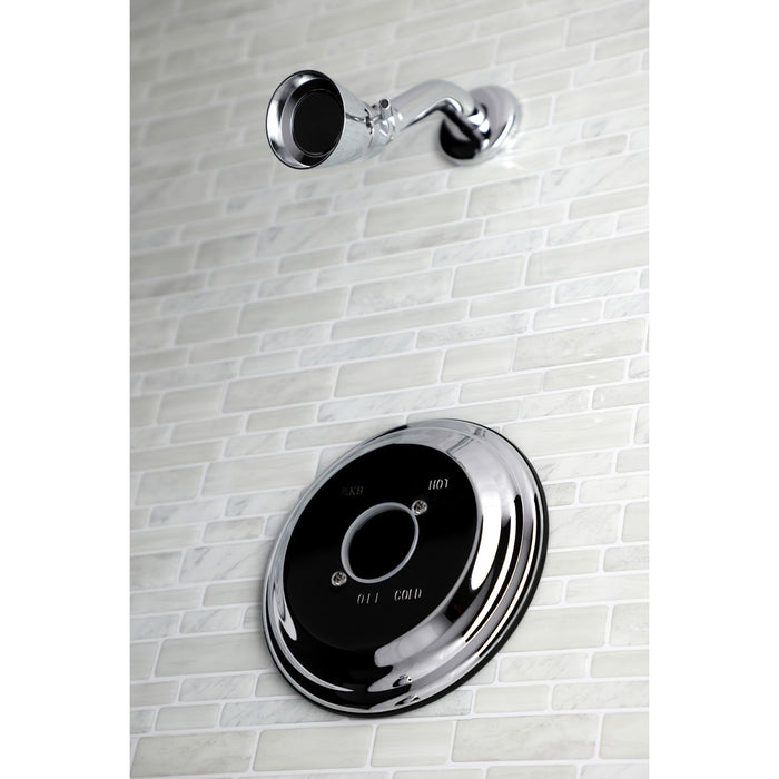 Kingston Brass KB3631TSLH Single-Handle Pressure Balanced Shower Faucet, Trim Only without Handle, Polished Chrome