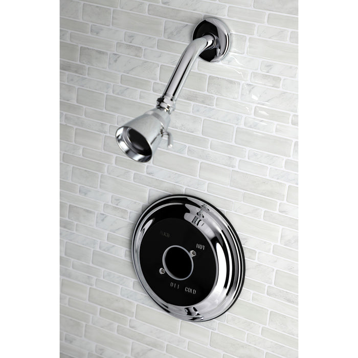 Kingston Brass KB3631TSLH Single-Handle Pressure Balanced Shower Faucet, Trim Only without Handle, Polished Chrome