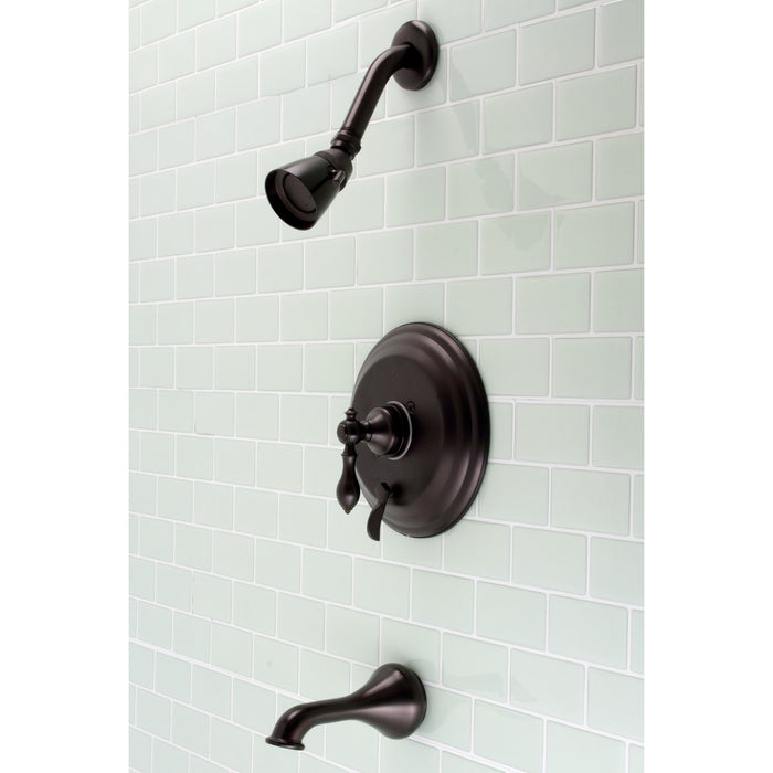 Kingston Brass KB36350ACL American Classic Single-Handle Pressure Balanced Tub and Shower Faucet, Oil Rubbed Bronze