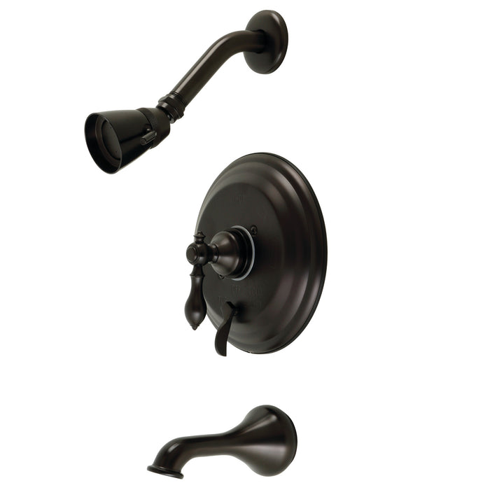 Kingston Brass KB36350ACL American Classic Single-Handle Pressure Balanced Tub and Shower Faucet, Oil Rubbed Bronze