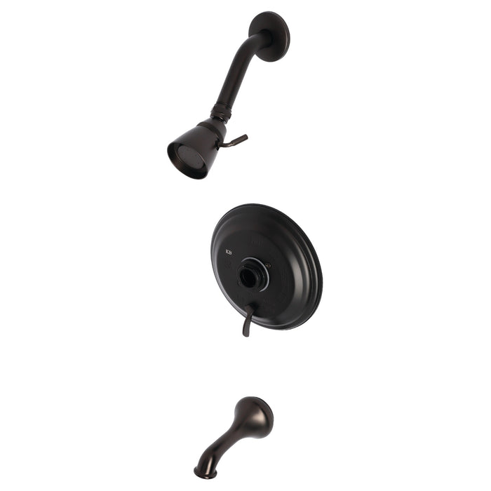 Kingston Brass KB36350TLH Single-Handle Pressure Balanced Tub and Shower Faucet, Trim Only without Handle, Oil Rubbed Bronze