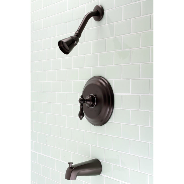 Kingston Brass KB3635ACL American Classic Single-Handle Pressure Balanced Tub and Shower Faucet, Oil Rubbed Bronze
