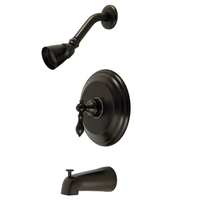 Kingston Brass KB3635ACL American Classic Single-Handle Pressure Balanced Tub and Shower Faucet, Oil Rubbed Bronze