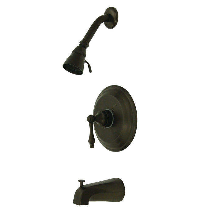 Kingston Brass KB3635ALT Vintage Single-Handle Pressure Balanced Tub and Shower Faucet, Trim Only, Oil Rubbed Bronze