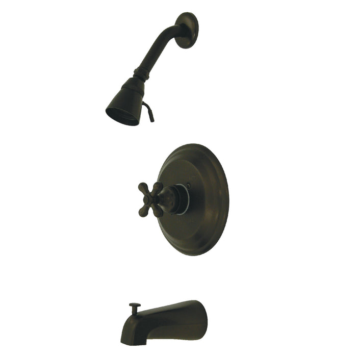 Kingston Brass KB3635AXT Single-Handle Pressure Balanced Tub and Shower Faucet, Trim Only, Oil Rubbed Bronze