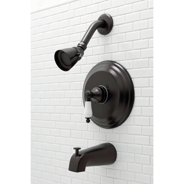 Kingston Brass KB3635PLT Single-Handle Pressure Balanced Tub and Shower Faucet, Trim Only, Oil Rubbed Bronze