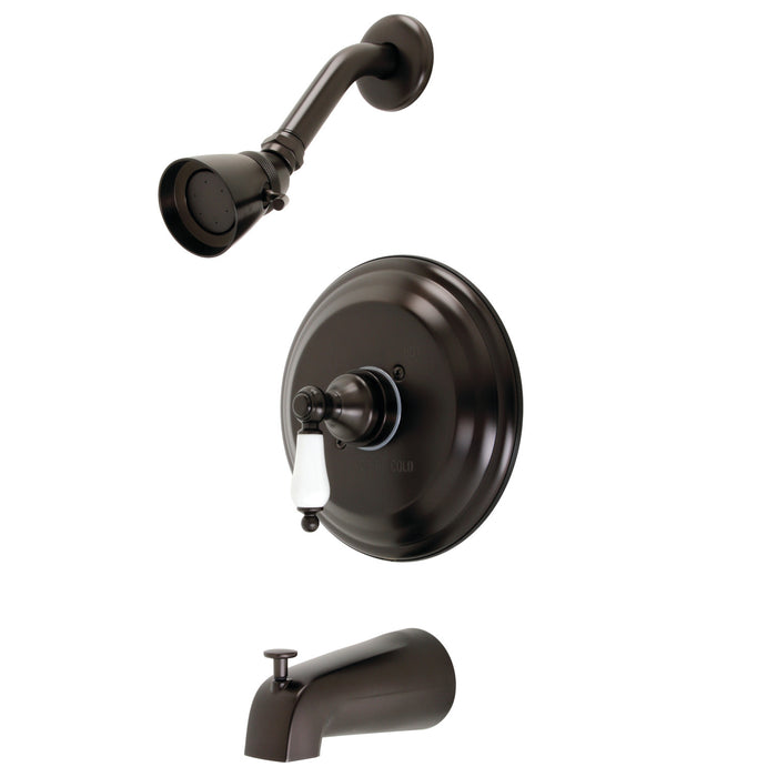Kingston Brass KB3635PLT Single-Handle Pressure Balanced Tub and Shower Faucet, Trim Only, Oil Rubbed Bronze