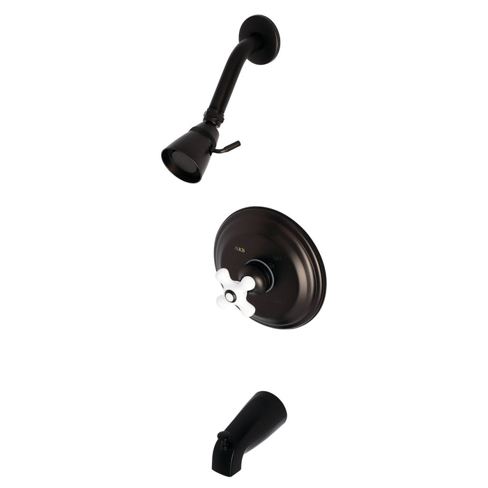 Kingston Brass KB3635PXT Single-Handle Pressure Balanced Tub and Shower Faucet, Trim Only, Oil Rubbed Bronze