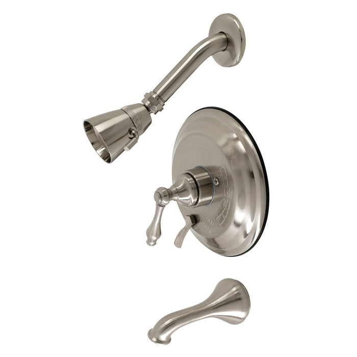 Kingston Brass KB36380ALT Single-Handle Pressure Balanced Tub and Shower Faucet, Trim Only, Brushed Nickel