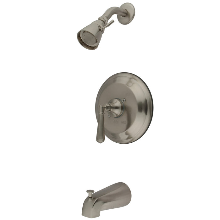 Kingston Brass KB3638HLT Single-Handle Pressure Balanced Tub and Shower Faucet, Trim Only, Brushed Nickel