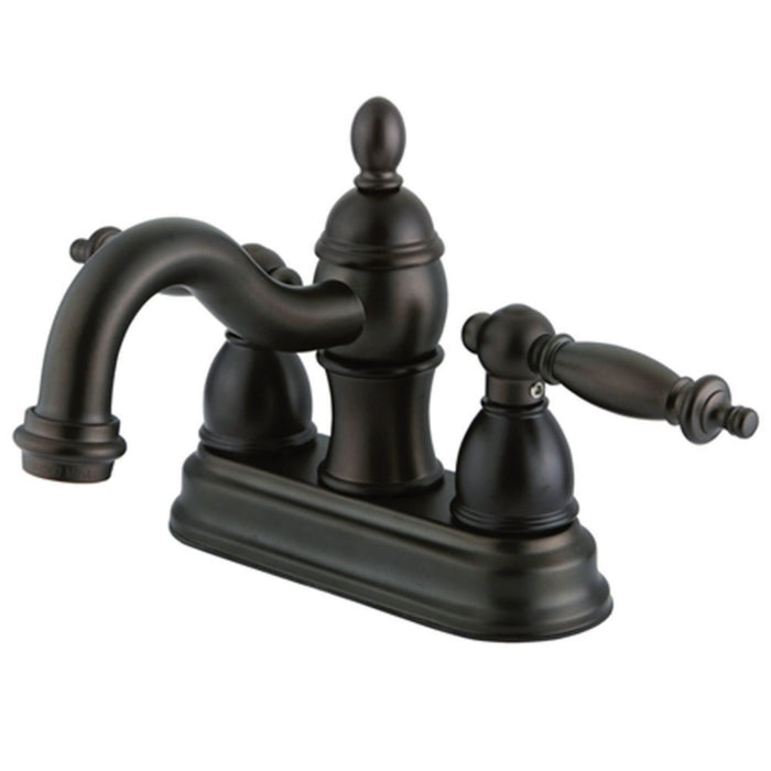 Kingston Brass KB3905TL Templeton 4 in. Centerset Bathroom Faucet, Oil Rubbed Bronze