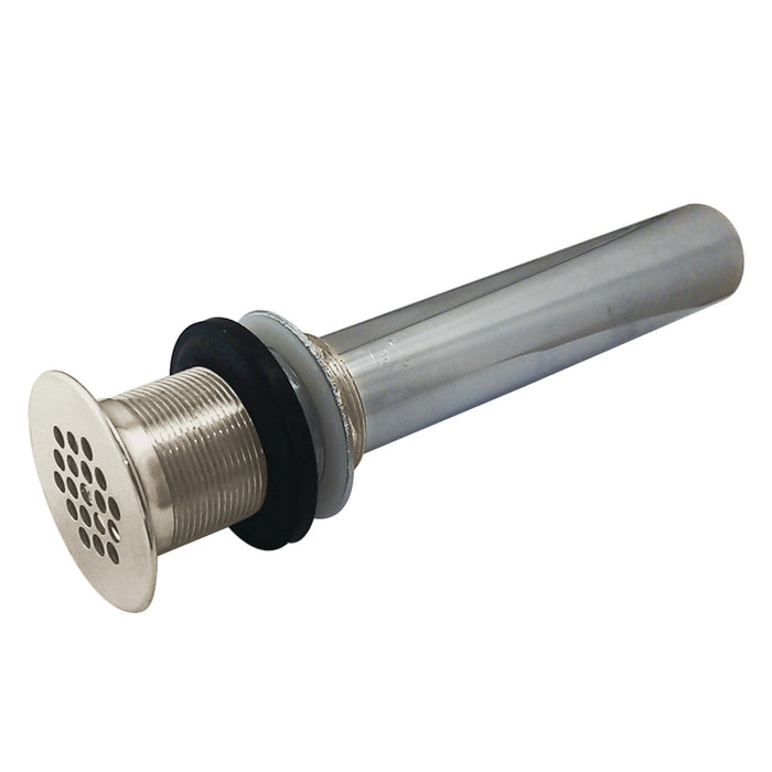 Kingston Brass KB4006 Grid Drain without Overflow, 17 Gauge, Polished Nickel