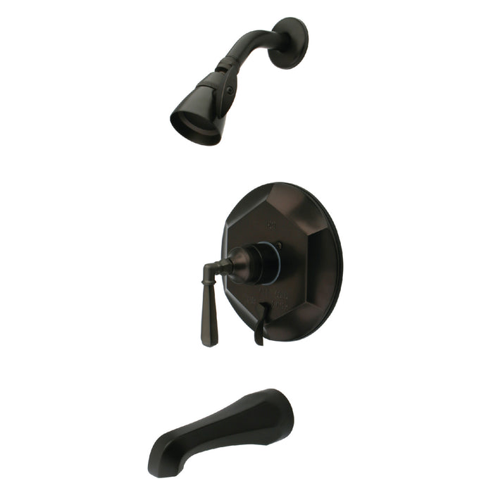 Kingston Brass KB46350HL Single-Handle Pressure Balanced Tub and Shower Faucet, Oil Rubbed Bronze