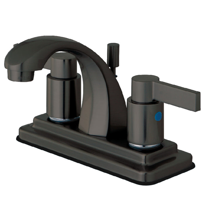 Kingston Brass KB4645NDL NuvoFusion 4 in. Centerset Bathroom Faucet, Oil Rubbed Bronze