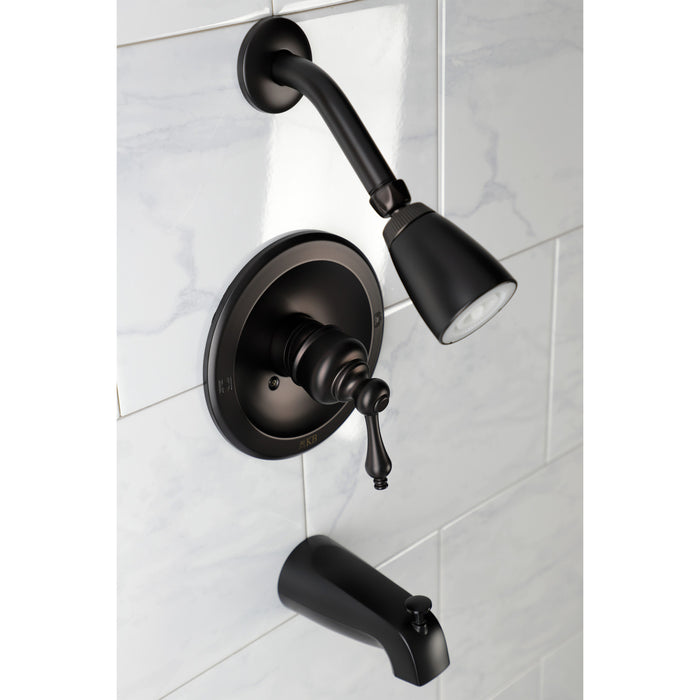 Kingston Brass KB535AL Single-Handle Tub and Shower Faucet, Oil Rubbed Bronze