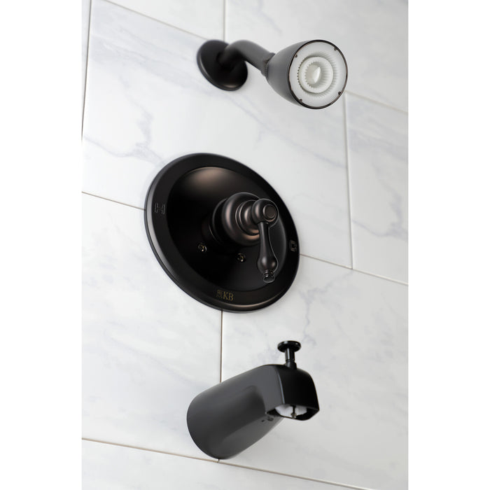 Kingston Brass KB535AL Single-Handle Tub and Shower Faucet, Oil Rubbed Bronze