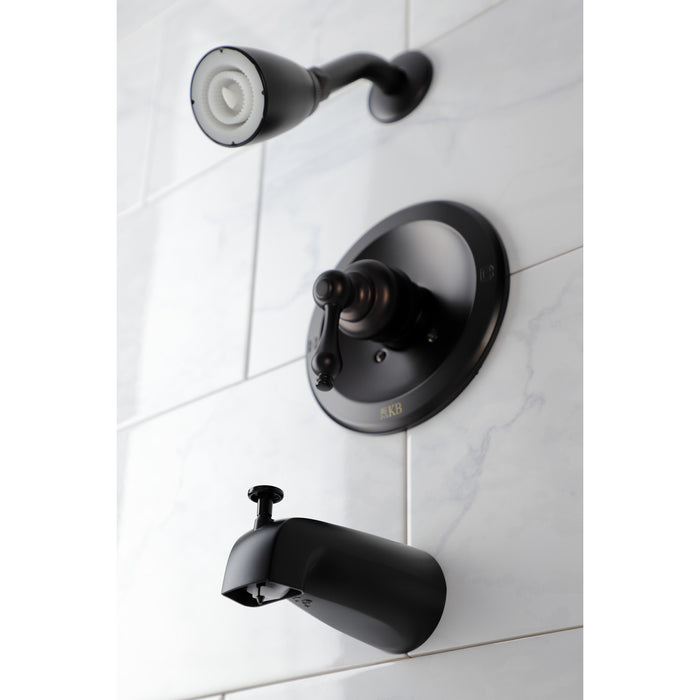 Kingston Brass KB535AL Single-Handle Tub and Shower Faucet, Oil Rubbed Bronze